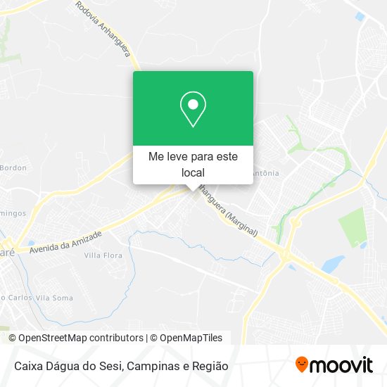 Caixa Dágua do Sesi mapa