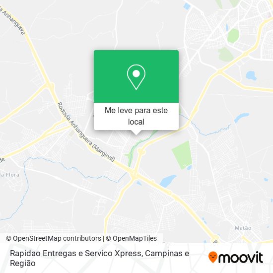 Rapidao Entregas e Servico Xpress mapa