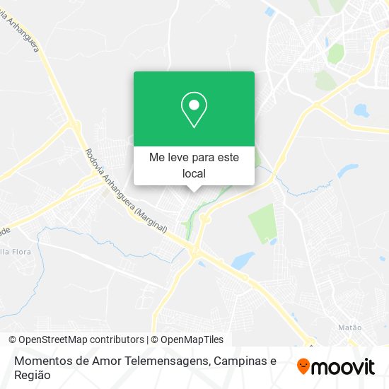 Momentos de Amor Telemensagens mapa