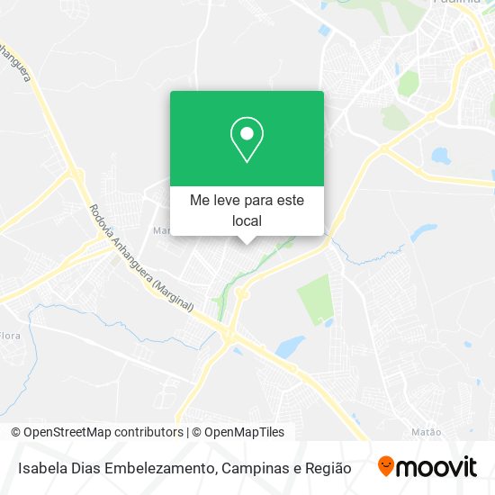 Isabela Dias Embelezamento mapa