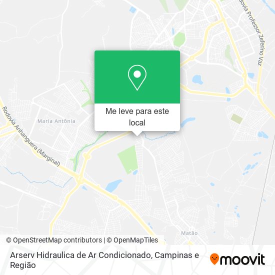 Arserv Hidraulica de Ar Condicionado mapa