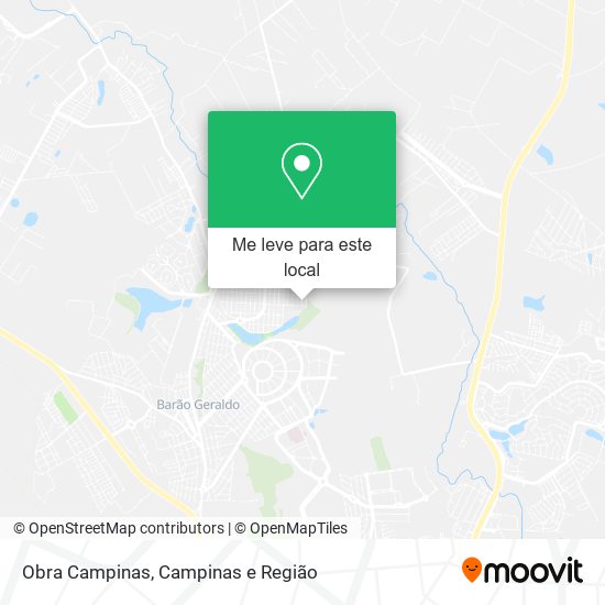Obra Campinas mapa