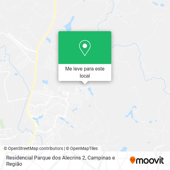 Residencial Parque dos Alecrins 2 mapa