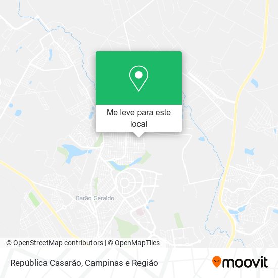 República Casarão mapa