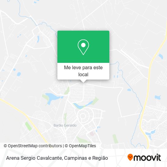 Arena Sergio Cavalcante mapa