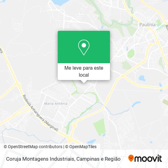 Coruja Montagens Industriais mapa