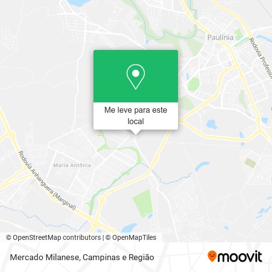 Mercado Milanese mapa