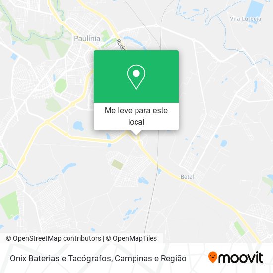 Onix Baterias e Tacógrafos mapa