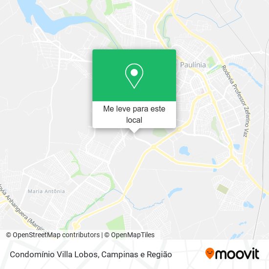 Condomínio Villa Lobos mapa