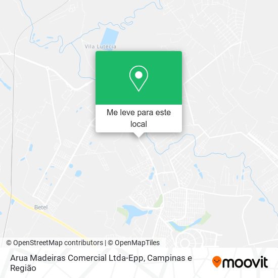 Arua Madeiras Comercial Ltda-Epp mapa