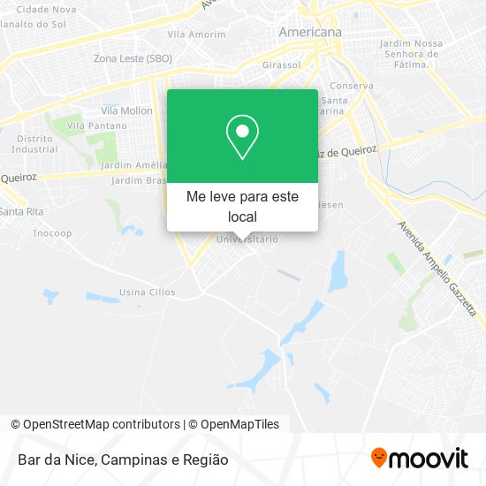 Bar da Nice mapa