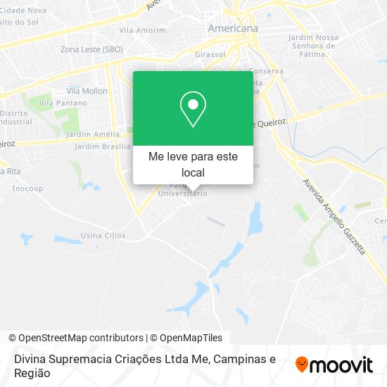 Divina Supremacia Criações Ltda Me mapa