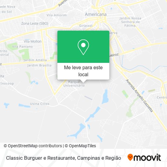 Classic Burguer e Restaurante mapa