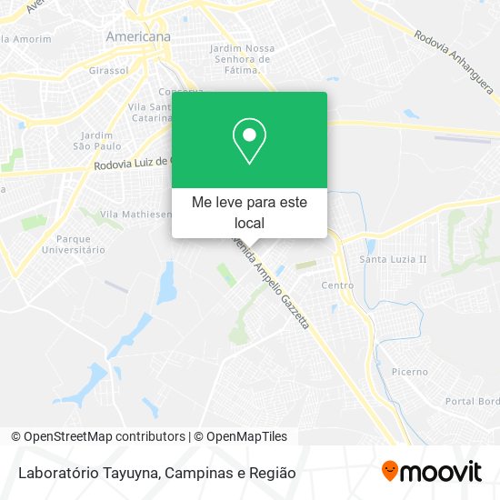 Laboratório Tayuyna mapa