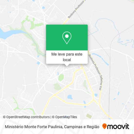 Ministério Monte Forte Paulinia mapa