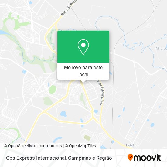 Cps Express Internacional mapa