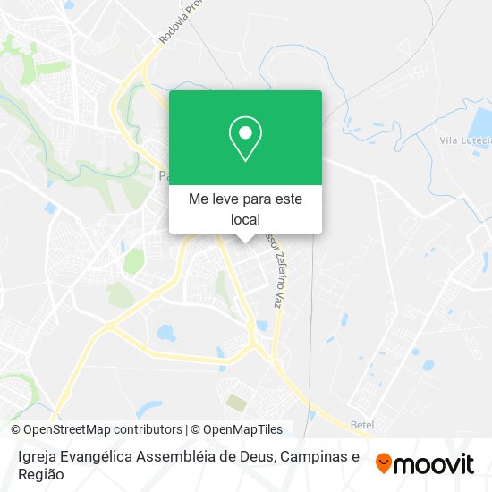 Igreja Evangélica Assembléia de Deus mapa