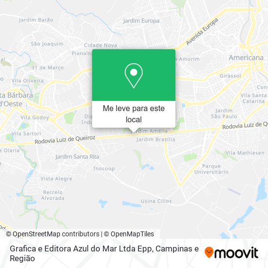 Grafica e Editora Azul do Mar Ltda Epp mapa