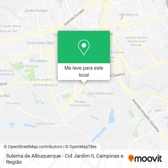 Sulema de Albuquerque - Cid Jardim II mapa