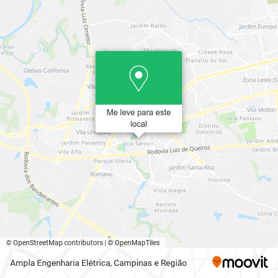 Ampla Engenharia Elétrica mapa