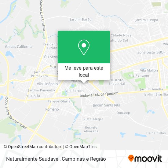 Naturalmente Saudavel mapa