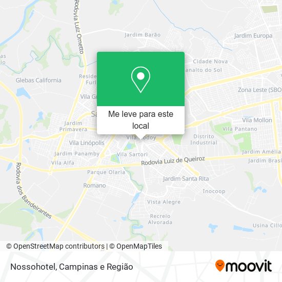 Nossohotel mapa