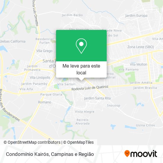 Condomínio Kairós mapa