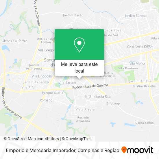 Emporio e Mercearia Imperador mapa