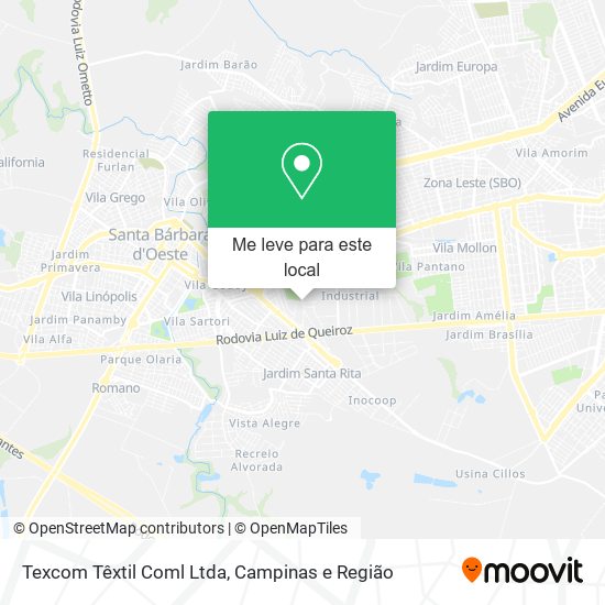Texcom Têxtil Coml Ltda mapa