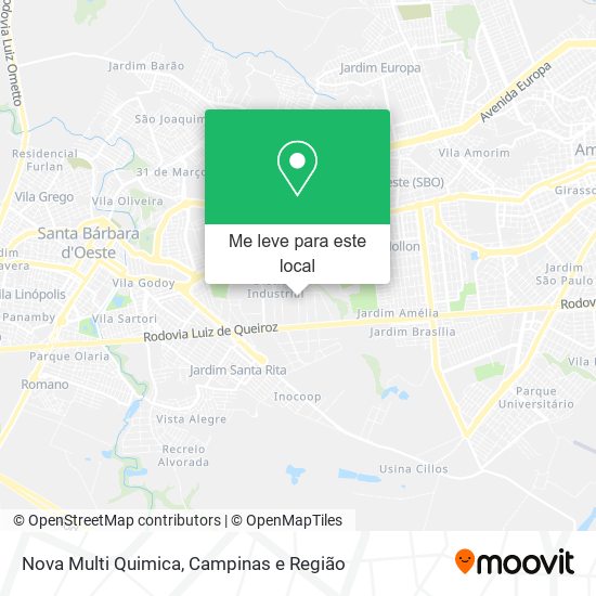 Nova Multi Quimica mapa