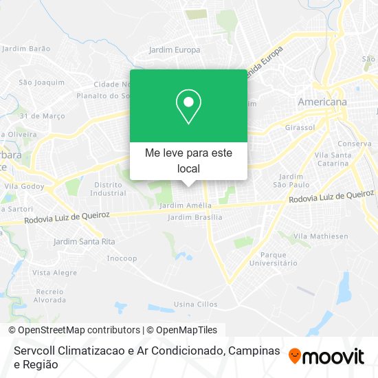 Servcoll Climatizacao e Ar Condicionado mapa
