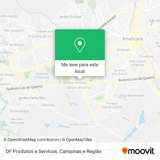 DF Produtos e Servicos mapa