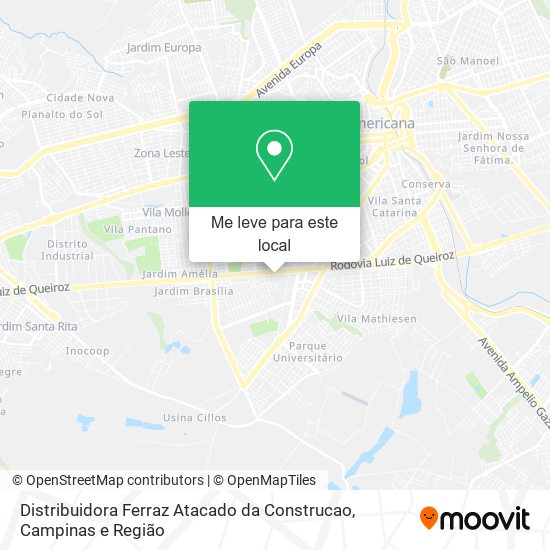 Distribuidora Ferraz Atacado da Construcao mapa