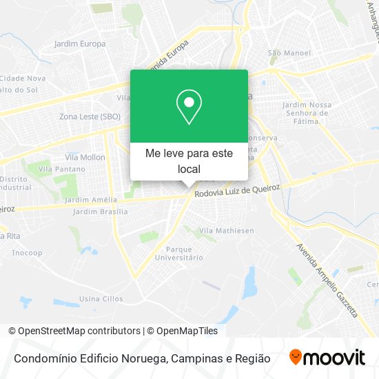 Condomínio Edificio Noruega mapa