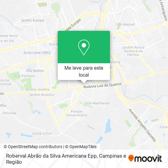 Roberval Abrão da Silva Americana Epp mapa