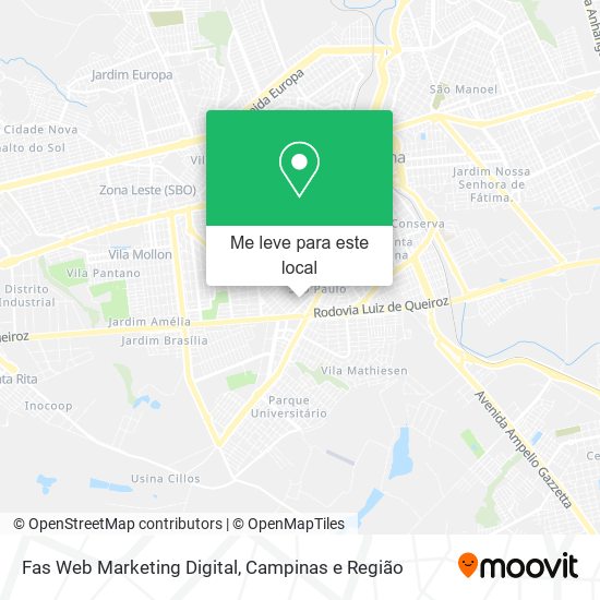 Fas Web Marketing Digital mapa