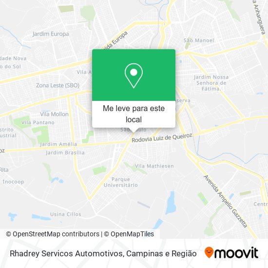 Rhadrey Servicos Automotivos mapa