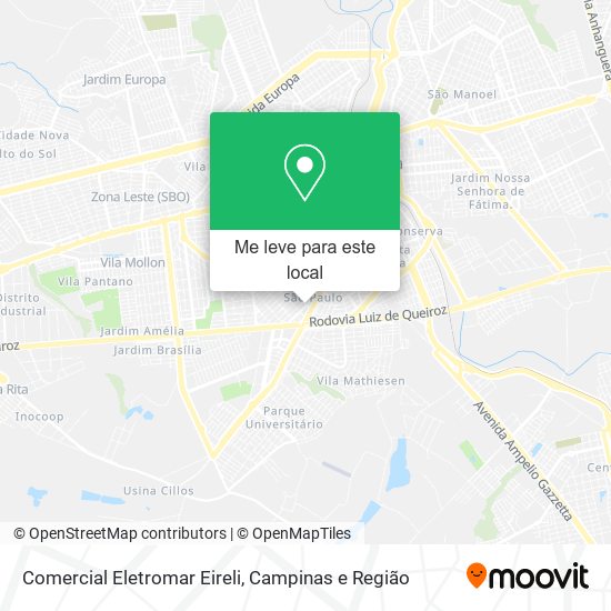 Comercial Eletromar Eireli mapa