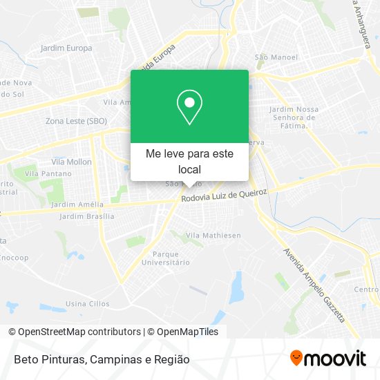 Beto Pinturas mapa