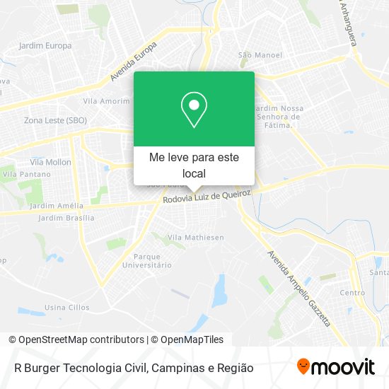 R Burger Tecnologia Civil mapa