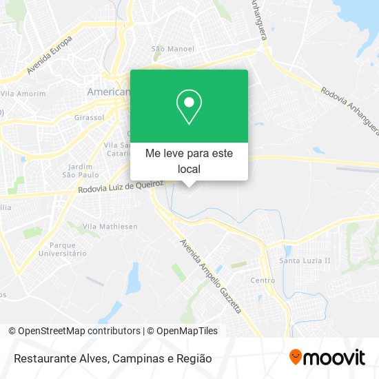 Restaurante Alves mapa