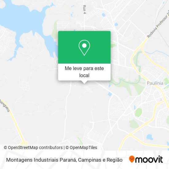 Montagens Industriais Paraná mapa