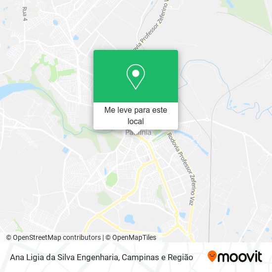 Ana Ligia da Silva Engenharia mapa