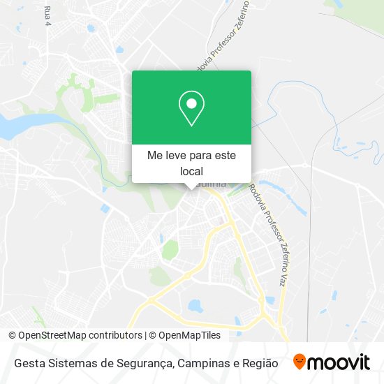 Gesta Sistemas de Segurança mapa