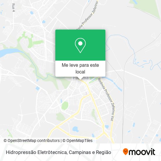 Hidropressão Eletrôtecnica mapa