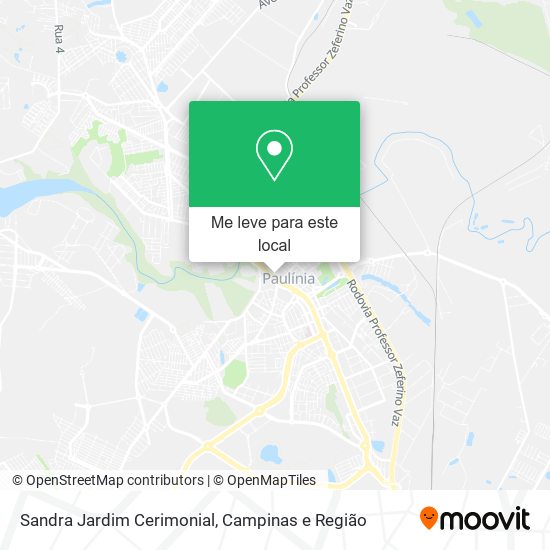 Sandra Jardim Cerimonial mapa