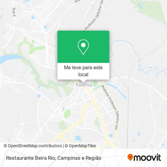 Restaurante Beira Rio mapa