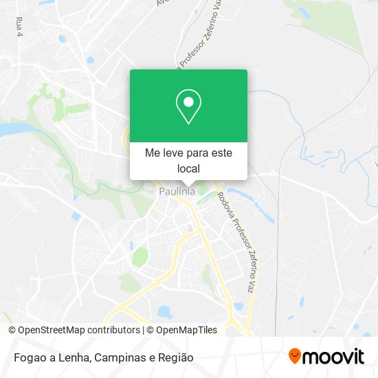 Fogao a Lenha mapa