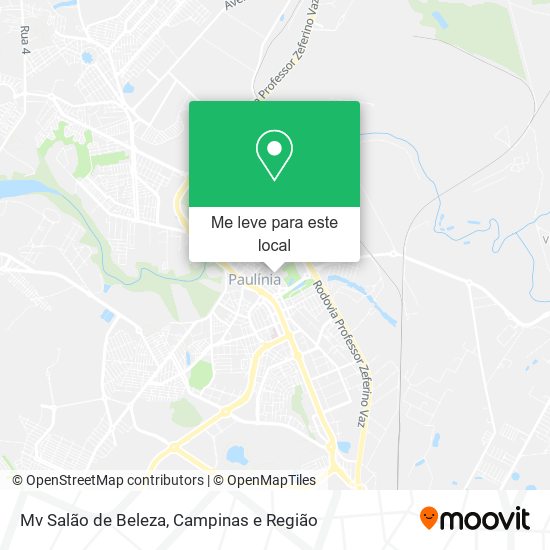 Mv Salão de Beleza mapa