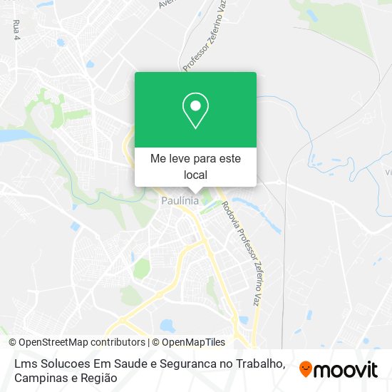 Lms Solucoes Em Saude e Seguranca no Trabalho mapa